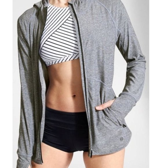 Athleta Jackets & Blazers - LIKE NEW! Athleta Heather Baja UPF Jacket
